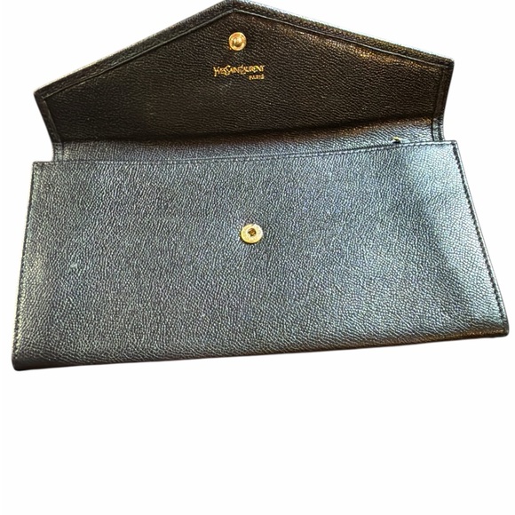 Yves Saint Laurent Black Clutch - Picture 3 of 4